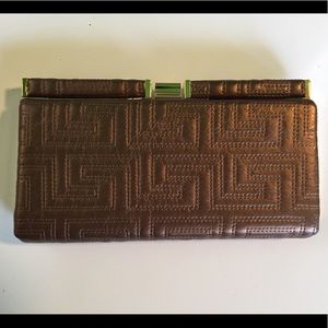 Apt 9 gold color clutch new/never used. $14